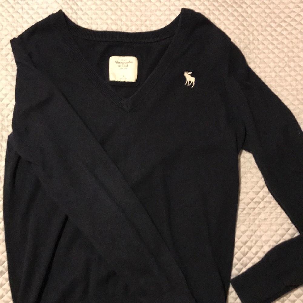 Navy Abercrombie and Fitch sweater